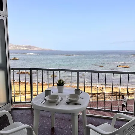 First Line With Terrace In Canteras Beach. Las Palmas de Gran Canaria
