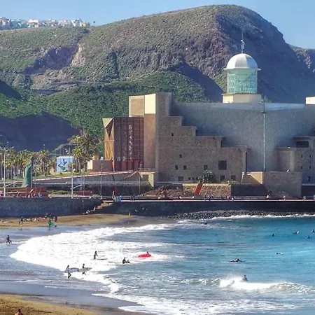 First Line With Terrace In Canteras Beach. *